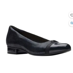 New Clarks Juliet Monte black pumps